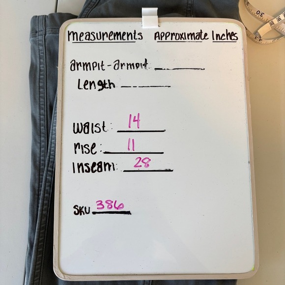 Spanx Size Medium Stretch Twill Pant Straight Leg Gray Casual Stretch Slimming - Picture 10 of 10